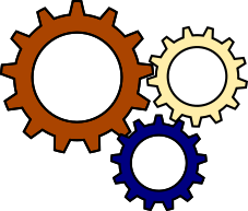 Mechanics - three gears
