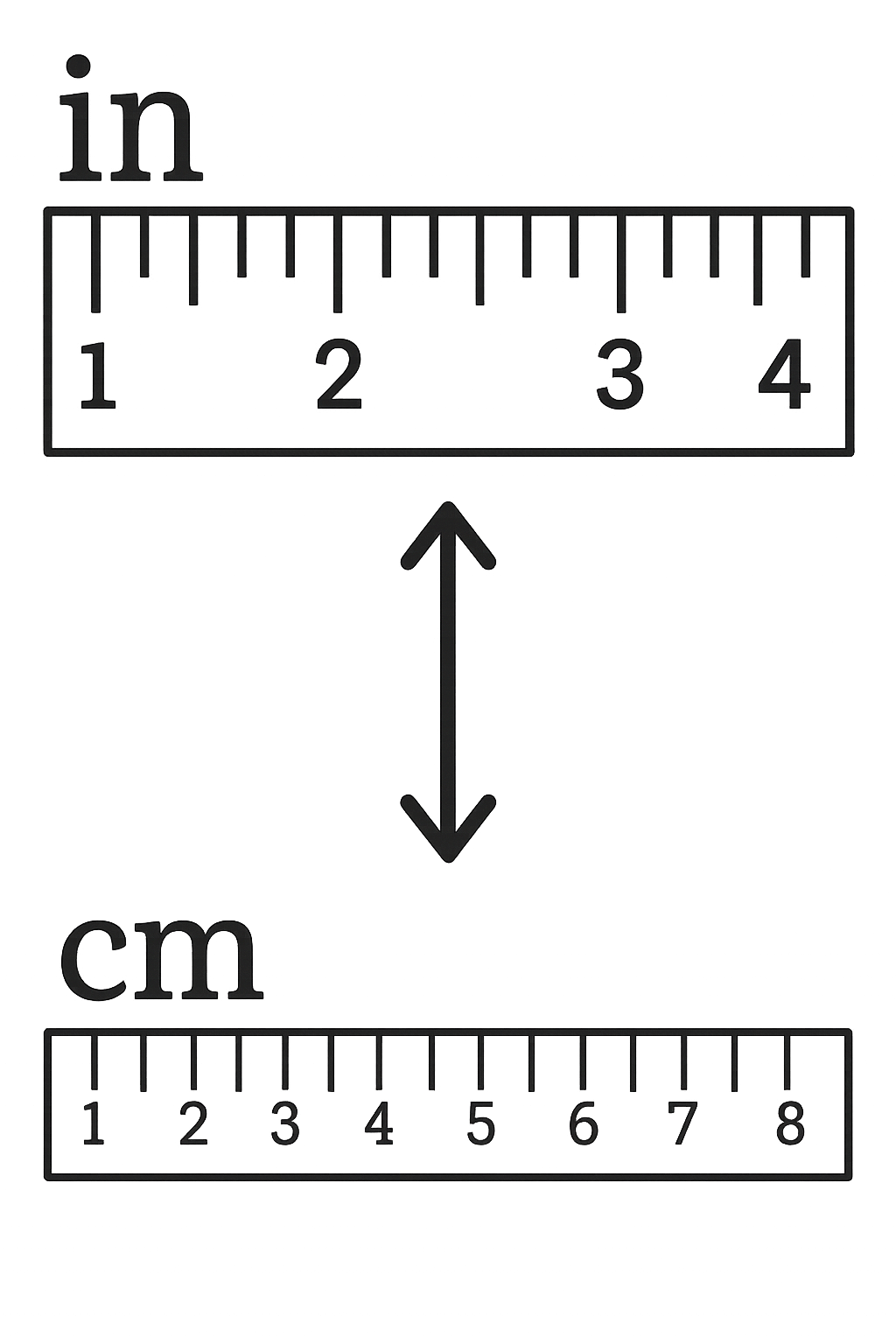 Unit conversions illustration